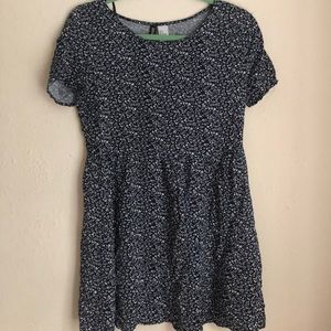H&M Blue Floral Dress